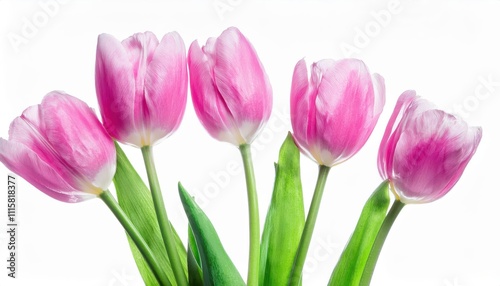 Elegant Pink and White Tulips. Symbol of Love, Beauty, and Renewal for Celebrations like Women's Day, Mother's Day, and Birthdays. Perfect for Gifting or Decorating Homes and Offices