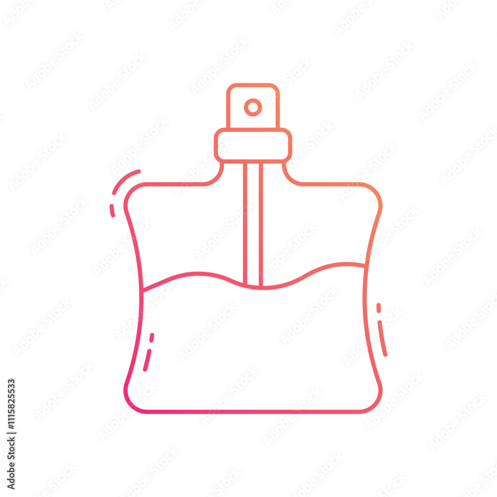 Obraz premium Perfume vector icon