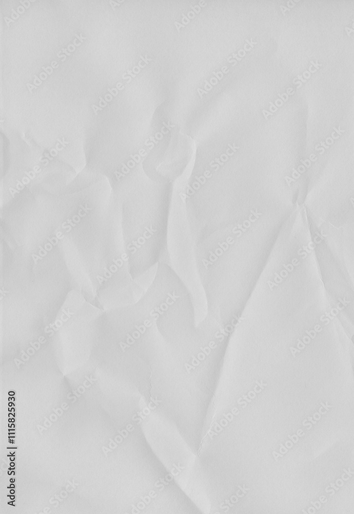 Obraz premium white crumpled paper for design