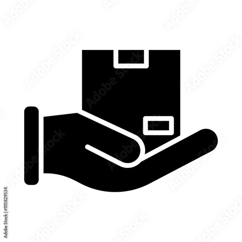 Receiving Dock glyph icon