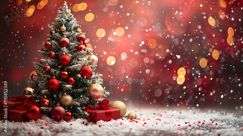 christmast tree with ornament