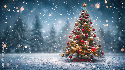 christmast tree with ornament