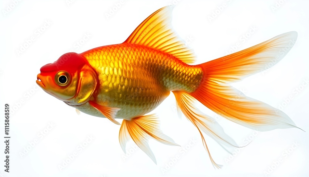 Fototapeta premium goldfish in aquarium