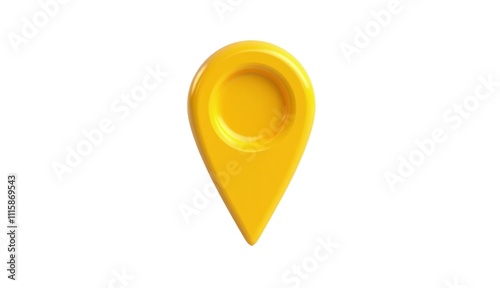 Free Download yellow push pin - GFXLoad