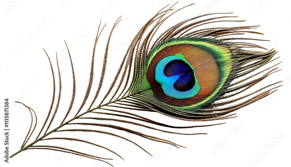 Fototapeta premium peacock feather