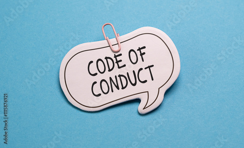 Canvastavla Whiteboard with Code of Conduct written in black marker against a blue backgroun