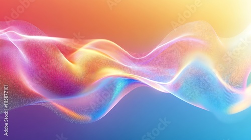 Abstract colorful background with soft, blurred colors and flowing lines.