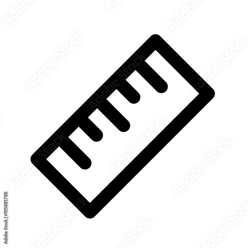 ruler icon for graphic design