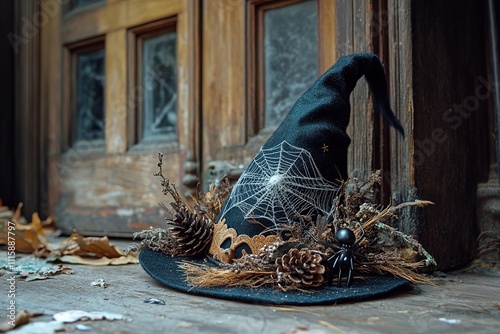 witch hat isolated on white background
