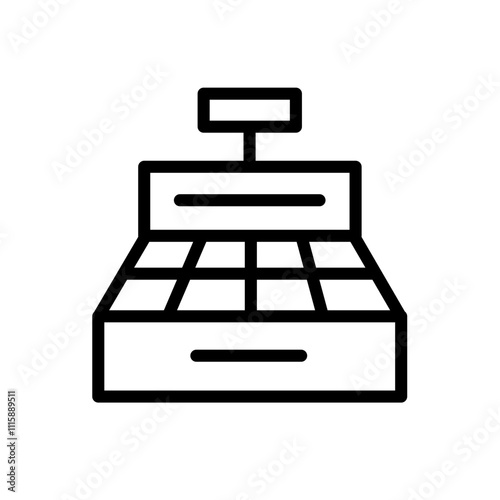 cashier machine icon