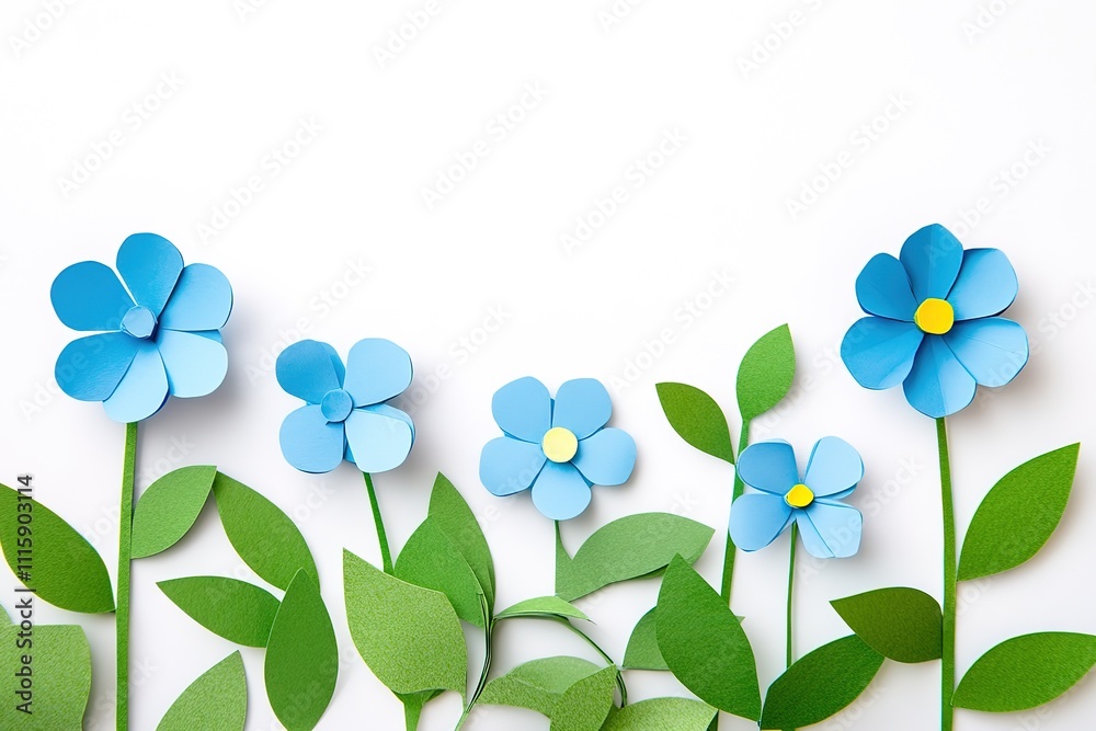 Color 3d flowers isolated on white. Color 3d flowers isolated on white.
