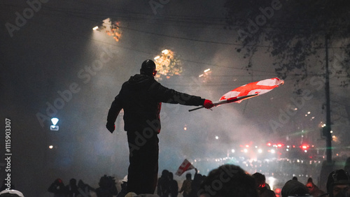 Protest In Georgia Against Government