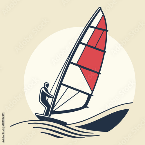 yacht on the sea