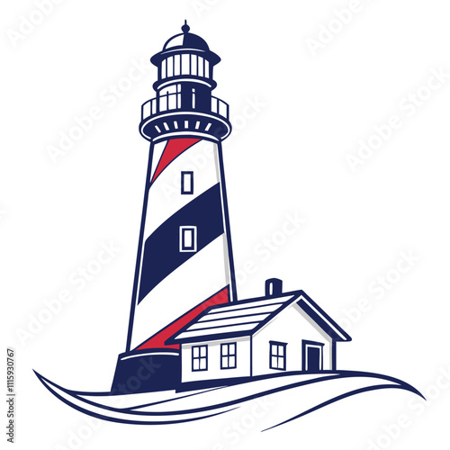 lighthouse vector illustration