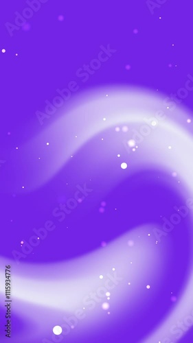 Purple background with white glowing swirls and sparkles, suitable for backgrounds, textures, digital design projects, and magicalthemed concepts. photo