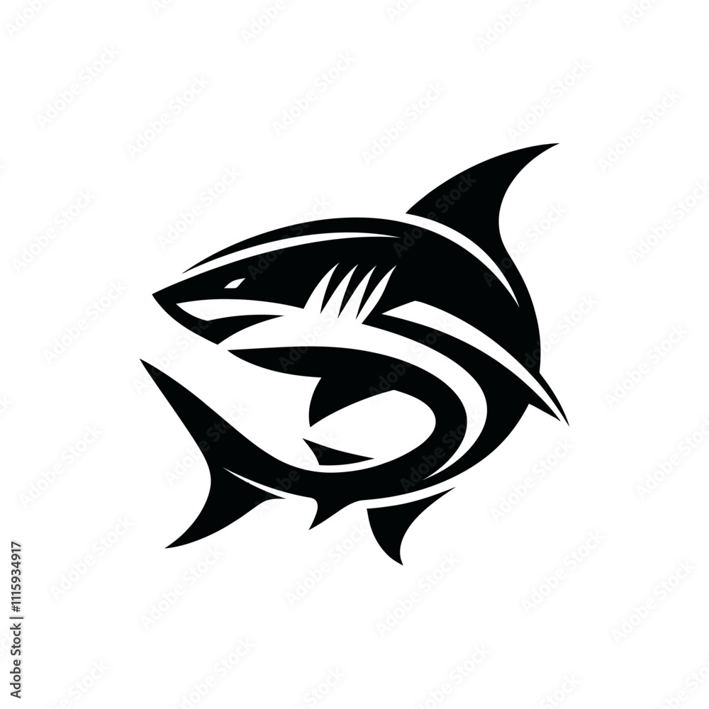 Obraz premium Shark logo