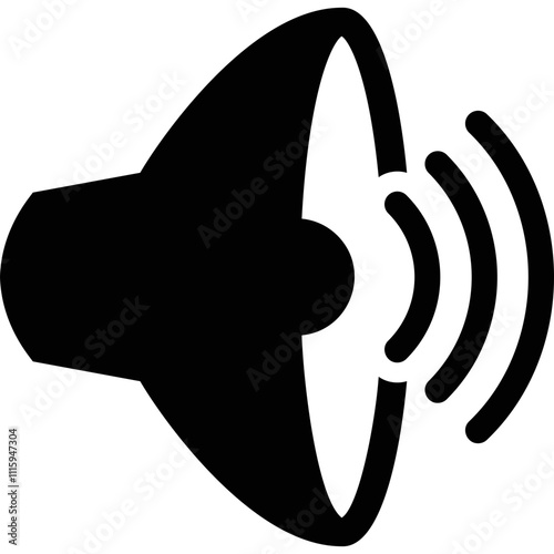 Simple vector icon speaker