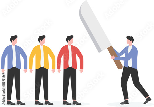 Layoffs, firings, elimination of underachievers or poor performers, end of careers,

