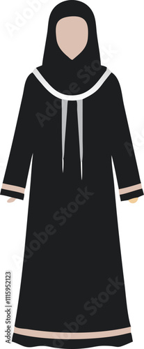 abaya a Middle Eastern woman's traditional clothes