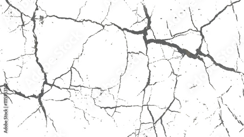 cracked concrete wall covered with gray cement texture as background, Vector grunge cracked texture style with cracked texture. Vector grunge cracked texture Transparent background.