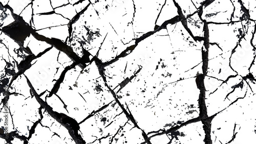 cracked concrete wall covered with gray cement texture as background, Vector grunge cracked texture style with cracked texture. Vector grunge cracked texture Transparent background.