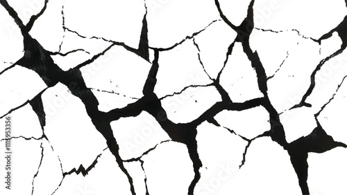 cracked concrete wall covered with gray cement texture as background, Vector grunge cracked texture style with cracked texture. Vector grunge cracked texture Transparent background.