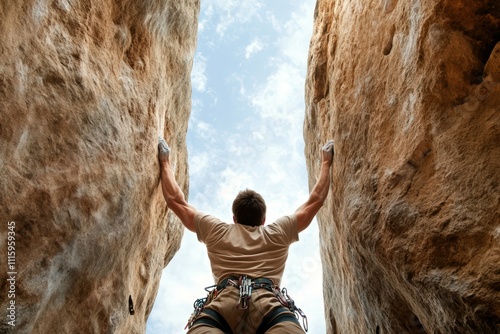 Friends hiking to a remote mountain location ultra-realistic photo. Beautiful simple AI generated image photo