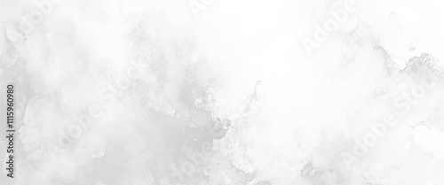 Vector white soft watercolor background. 