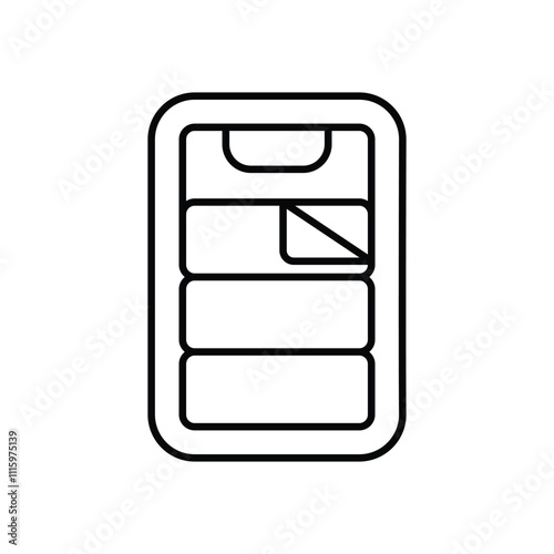 Sleeping Bag vector icon