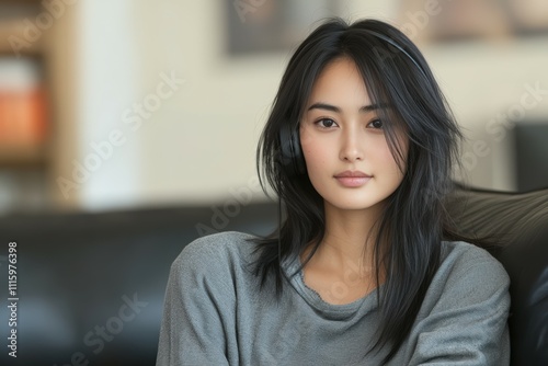 Wallpaper Mural Beautiful female underwear with high-heeled shoes and a glass of wine on a white table and  Christmas tree background.. Beautiful simple AI generated image Torontodigital.ca