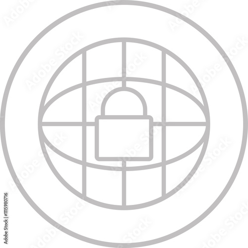 Protected Network icon Design