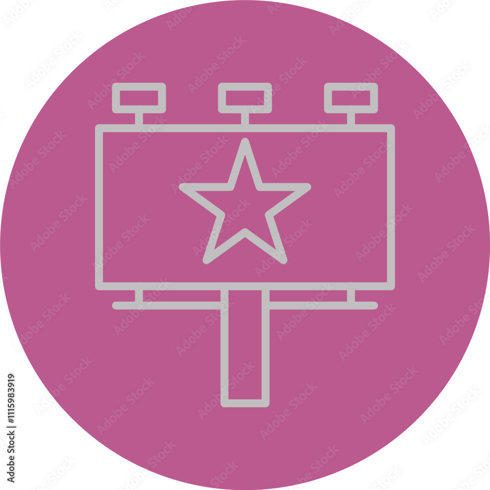 BillBoard icon Design BillBoard icon Design