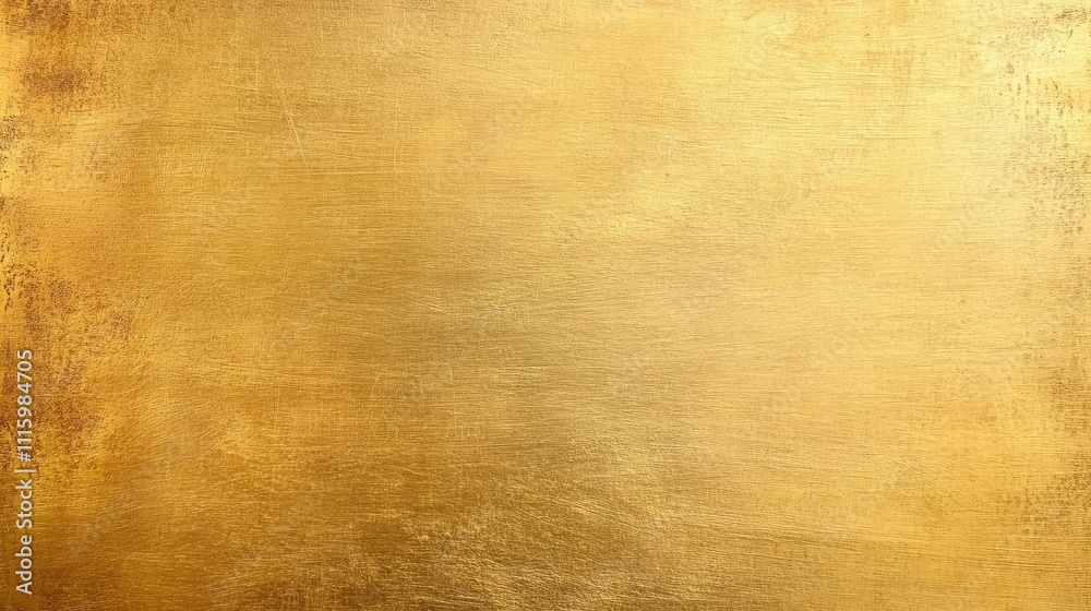 Fototapeta premium Textured golden background with brushed metallic surface ideal for luxury design and decorative projects