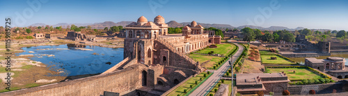 Jahaz Mahal palace, Mandu, Madhya Pradesh, India photo