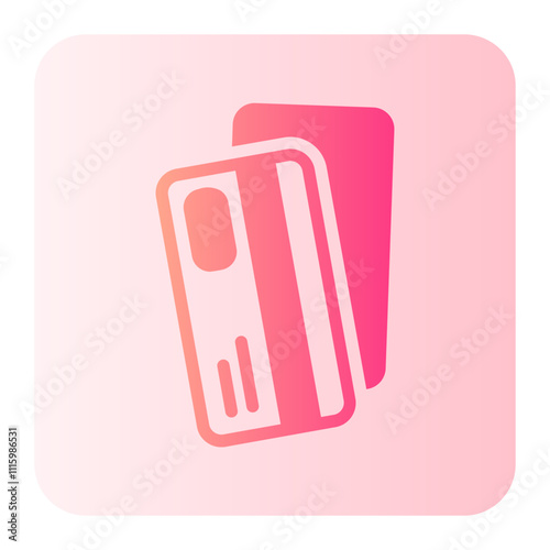 credit card gradient icon