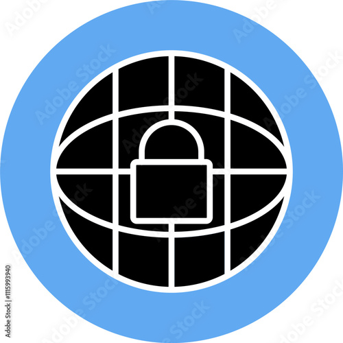Protected Network icon Design