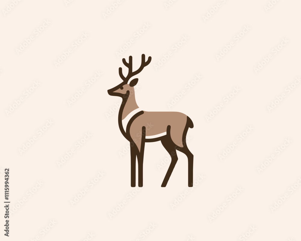 Obraz premium deer illustration