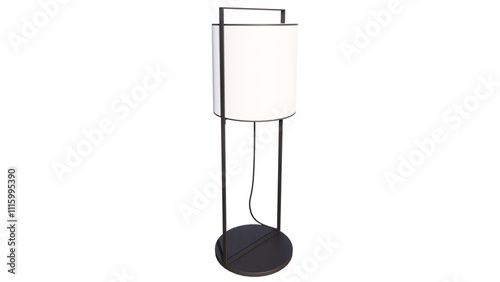 Photo of lamp with white background