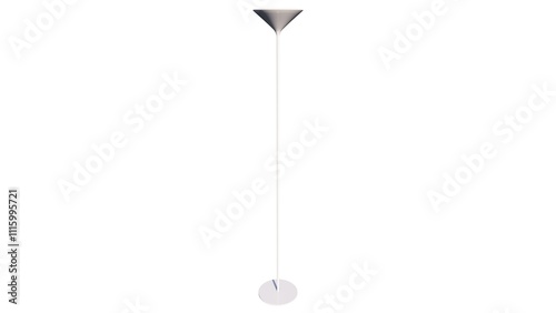 Photo of lamp with white background
