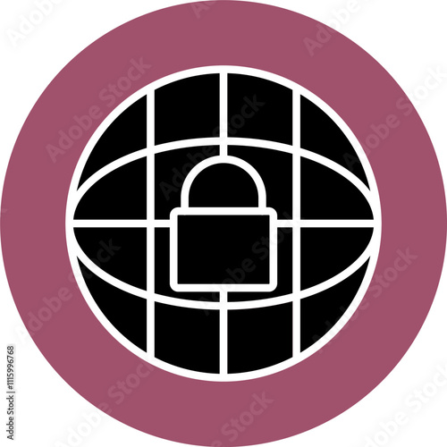Protected Network icon Design