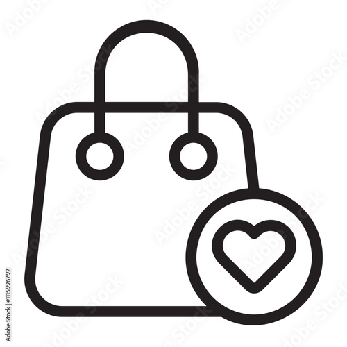 wishlist line icon