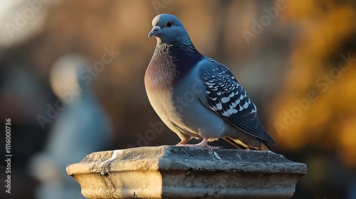 Majestic pigeon bird pencil sketch images ideal for stylish home decorations photo