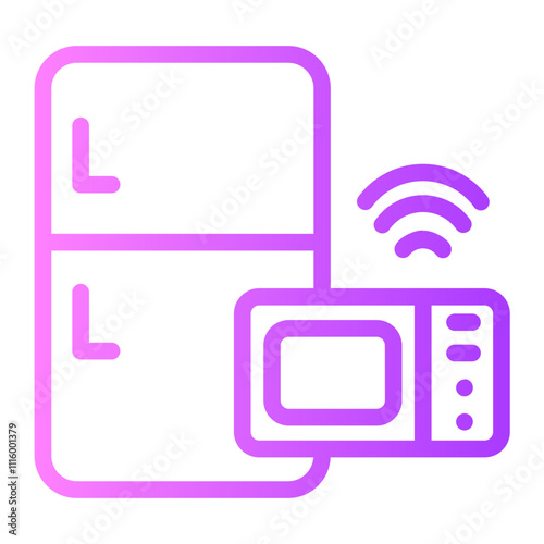 home appliance gradient icon