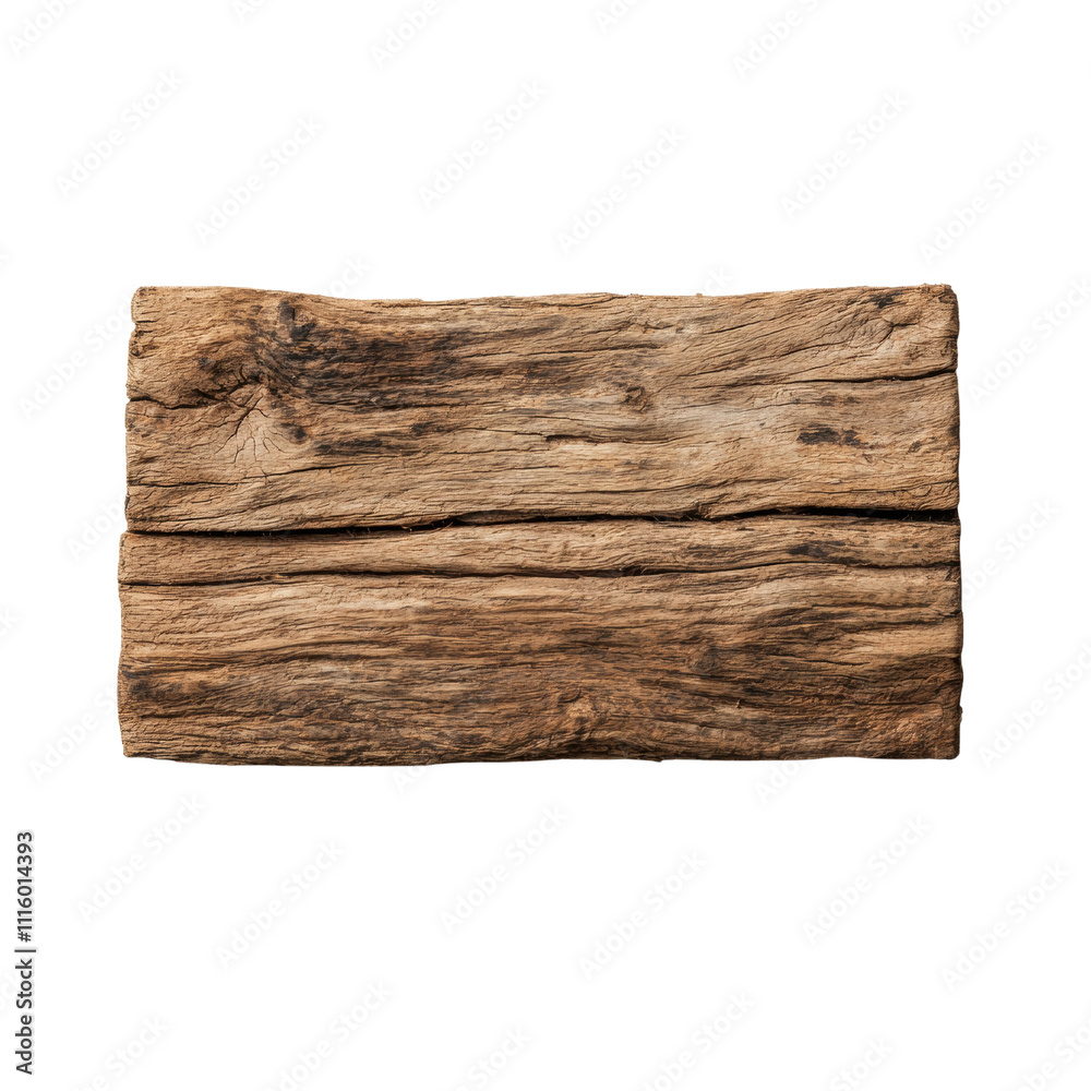 Fototapeta premium Wooden texture, natural patterns, isolated on white background.