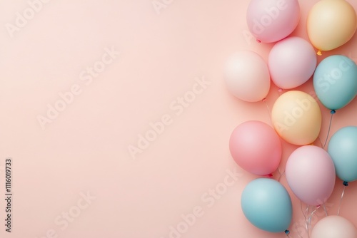 Colorful balloons create a festive atmosphere for celebrations and events
