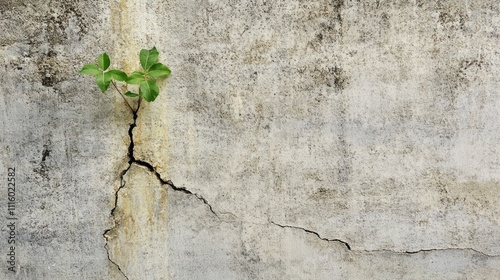 Resilience: A Tiny Plant's Triumph Over Concrete