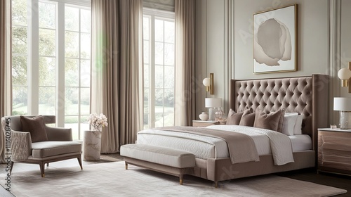 Modern Minimalist Design, Bedroom, Rest, Bed