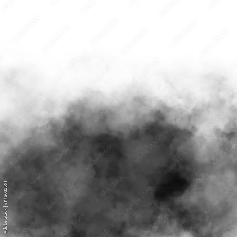 Fototapeta premium PNG smoke or fog on transparent background