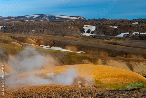 Beautiful landscape at highland, in Iceland, 