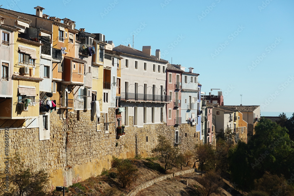 Fototapeta premium La Vila Joiosa town in Costa Blanca, Spain